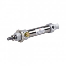 RPC 020.0025 FS Пневмоцилиндр D = 20 мм, S = 25 мм, с фронтальной возвратной пружиной