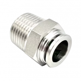 SPC14-02S1G Штуцер прямой нерж G1/4 14мм